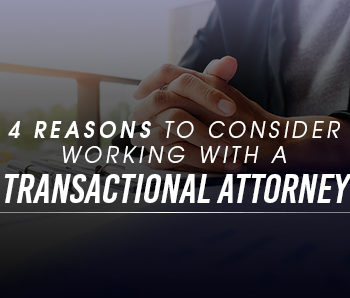 4 Reasons to Work with an Attorney poster