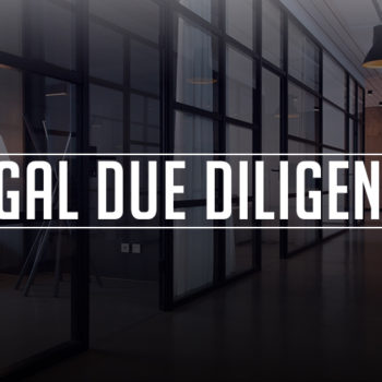 Legal Due Diligence banner in a large size