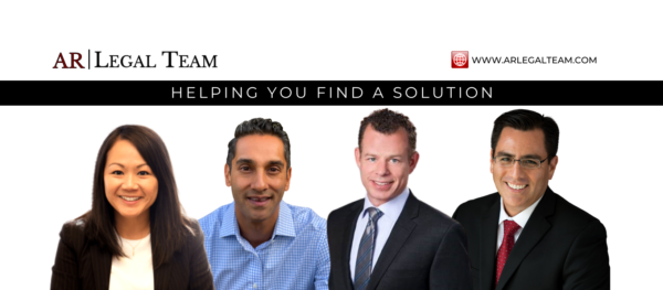 AI | Legal Team banner with four professionals